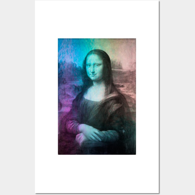 Mona Lisa Holographic Wall Art by timegraf